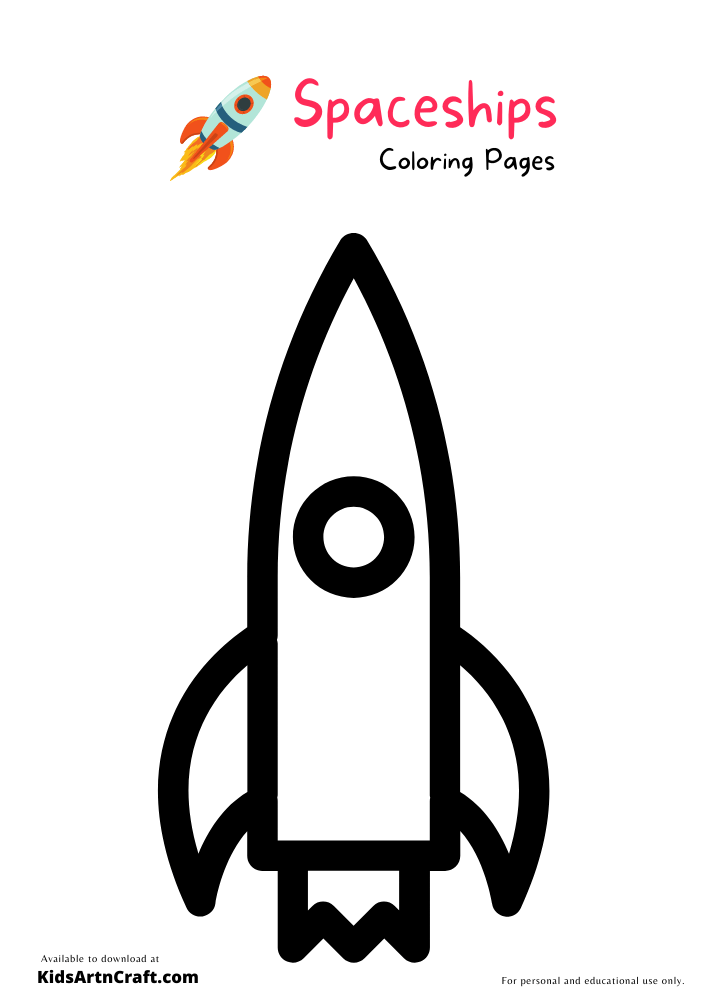 SpaceshipsTransport Coloring Pages For Kids