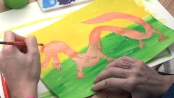 Step By Step Dragon Painting For Kids