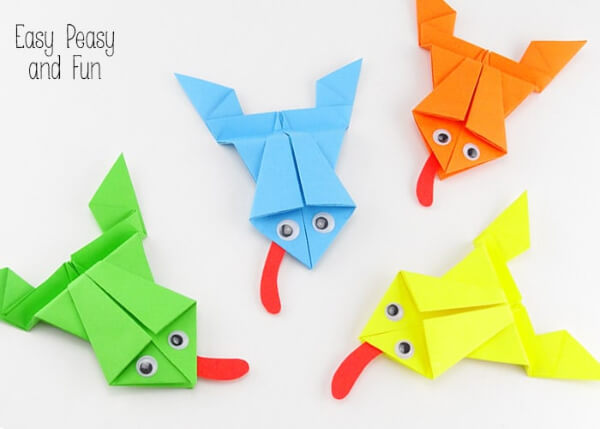Step By Step Origami Frog Tutorial For Kids
