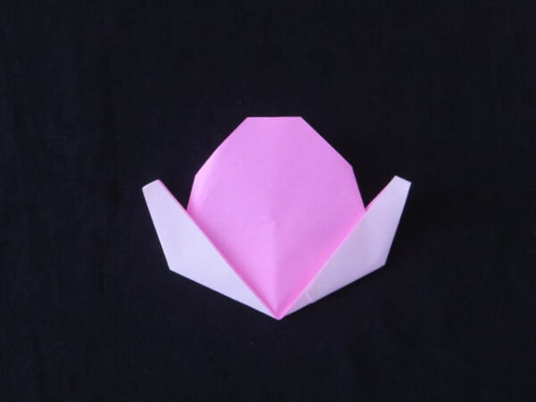 How To Make An Origami Peach Fruit With Kids Step By Step Origami Paper Folding Art