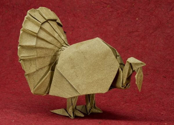 Thanksgiving Origami Turkey Craft Ideas For Kids