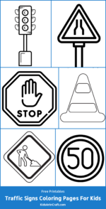 Traffic Signs Coloring Pages For Kids – Free Printables - Kids Art &amp; Craft