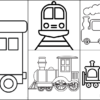 Trains Coloring Pages For Kids – Free Printables