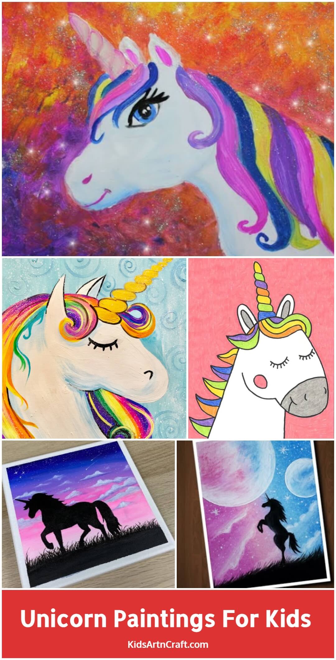 Unicorn Paintings For Kids