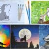Wolf Paintings for Kids