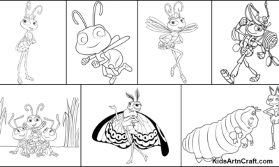 A Bug's Life Coloring Pages For Kids – Free Printables-featured