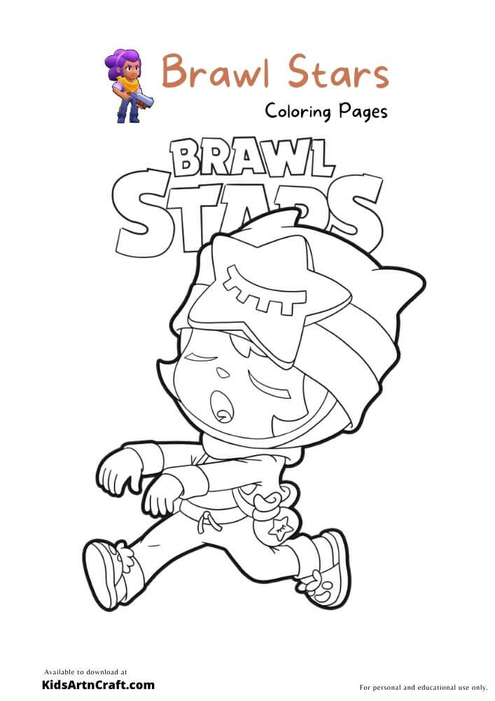 Brawl Stars Drawing For Kids