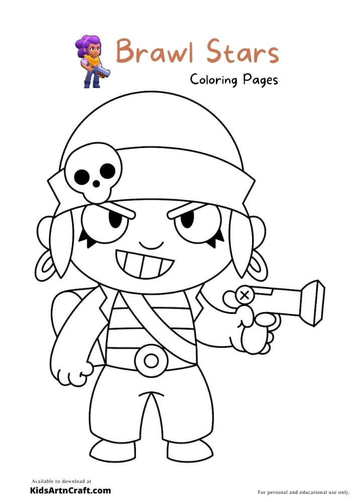 Brawl Stars Drawing For Kids