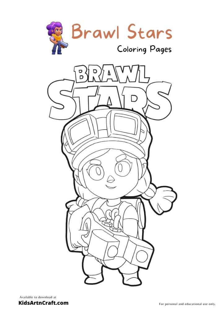Brawl Stars Drawing For Kids