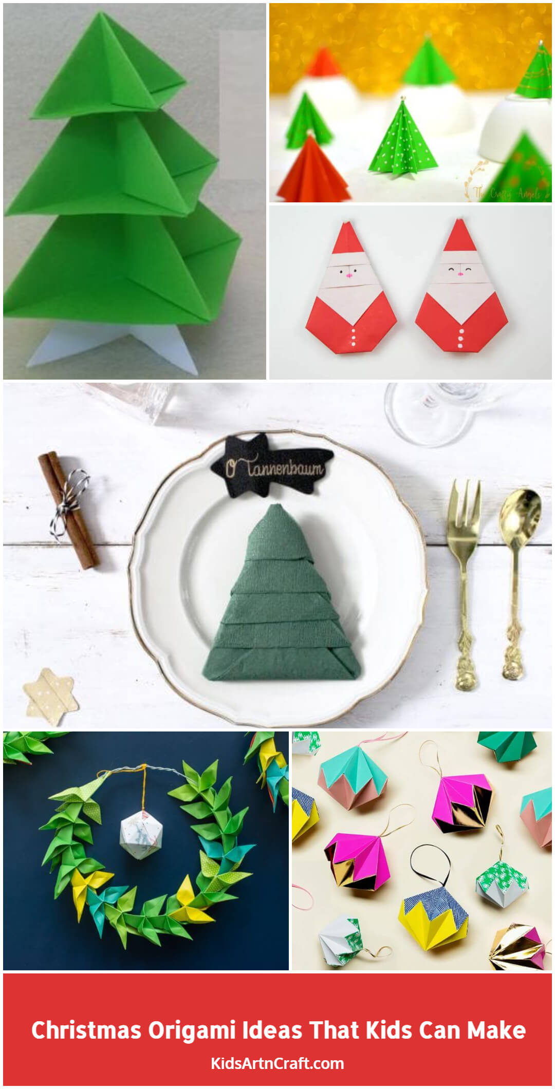 Christmas Origami Ideas That Kids Can Make