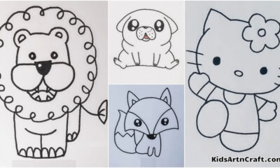 Easy Fun Animal Drawings for Kids