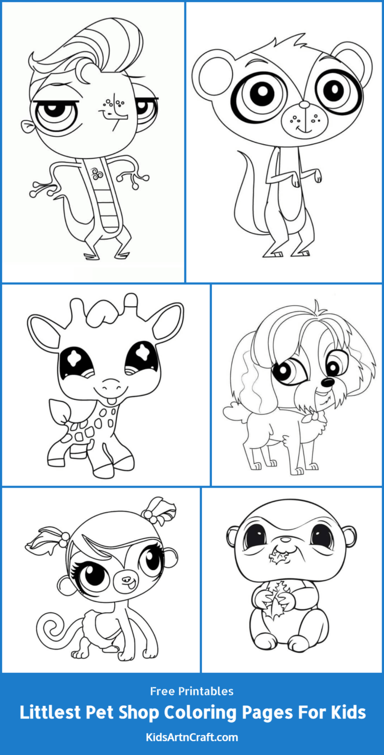 Littlest Pet Shop Coloring Pages For Kids – Free Printables - Kids Art ...