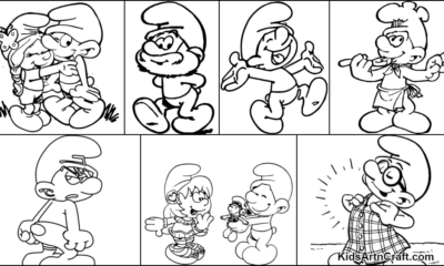 The Smurfs Coloring Pages For Kids – Free Printables featured