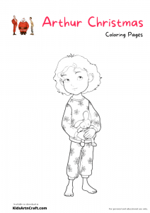 Arthur Christmas Coloring Pages - Arthur Christmas Coloring Pages For Kids Free Printables 2 212x300 