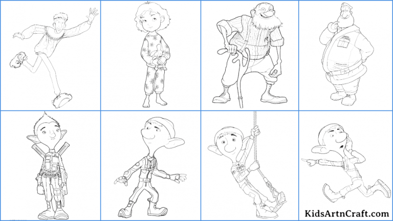 Arthur Christmas Coloring Pages - Arthur Christmas Coloring Pages For Kids Project Kidsartncraft Feb Test 768x432 