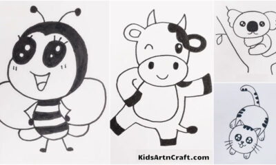 Beautiful Animal Drawings For Kids