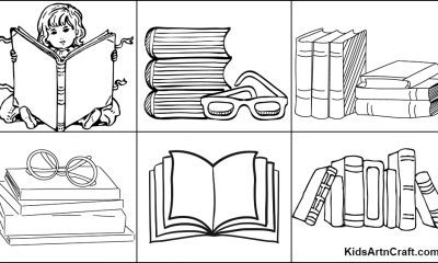 Books Coloring Pages For Kids – Free Printables