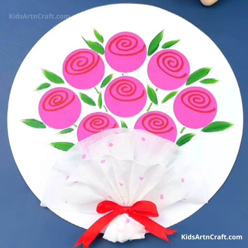 Bouquet Painting Step by Step Tutorial for Kids