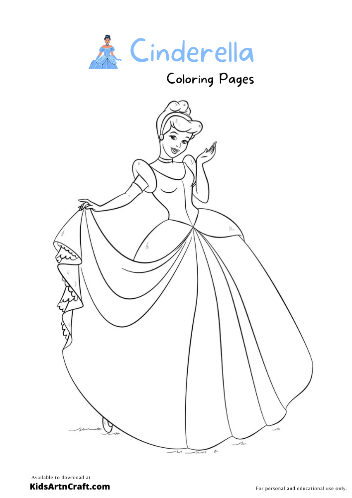 Free Cinderella Coloring Sheets, Download Free Cinderella Coloring Sheets  png images, Free ClipArts on Clipart Library