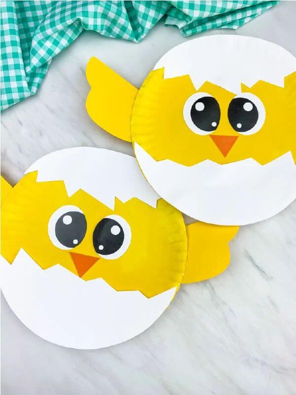 Cute Chicken Template Craft With Paper Plate