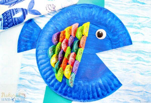 Cute Paper Plate Fish Craft Activity For Kids