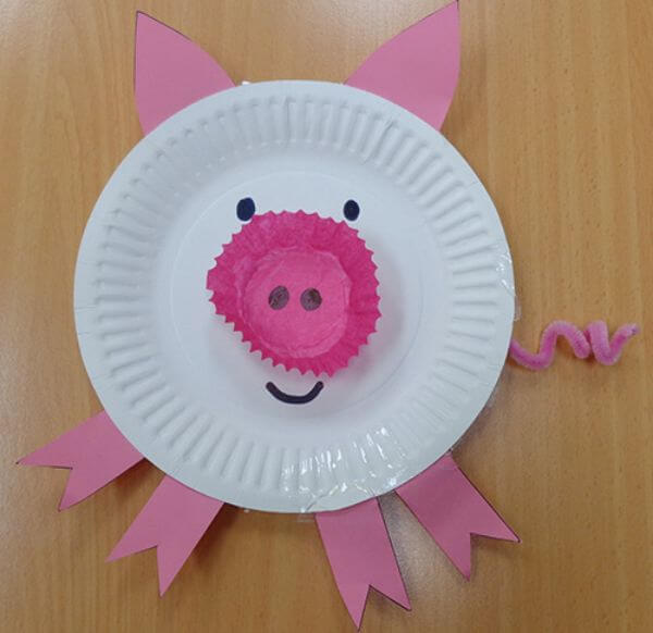 Cute Paper Plate Pig Craft Activity For Kids
