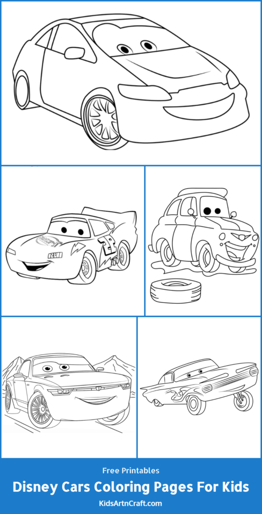 Disney Cars Coloring Pages For Kids – Free Printables - Kids Art &amp; Craft