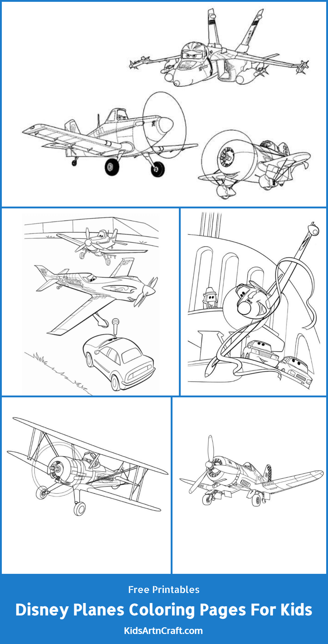 Disney Planes Coloring Pages For Kids – Free Printables