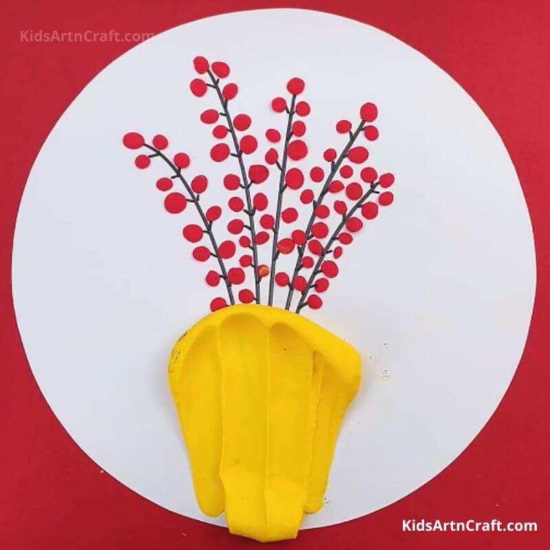 DIY Bouquet Art with Dough for Kids - Step by Step Tutorial