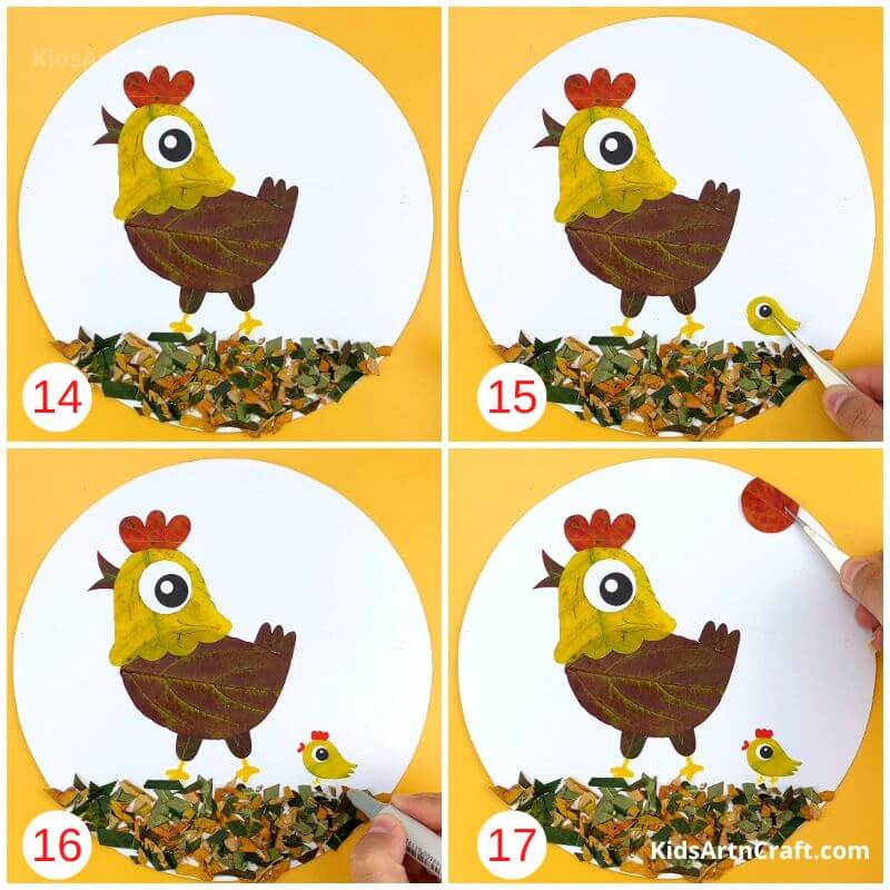 DIY Chicken Craft for Kids - Free Step by Step Tutorial
