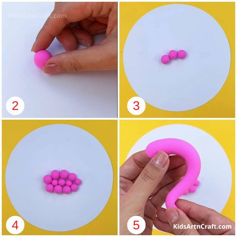 DIY Easy Play-Doh Flamingo Decorative Art and Craft for Kids - Step by Step Tutorial