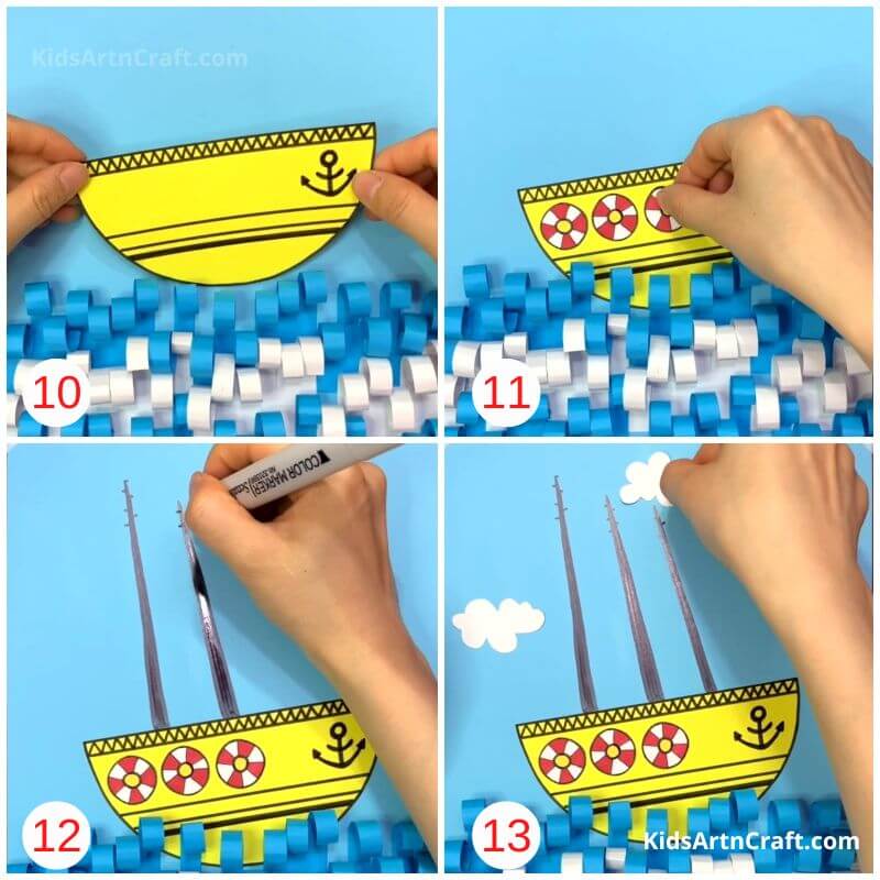 DIY How to Make Boat from Paper Art and Craft for Kids