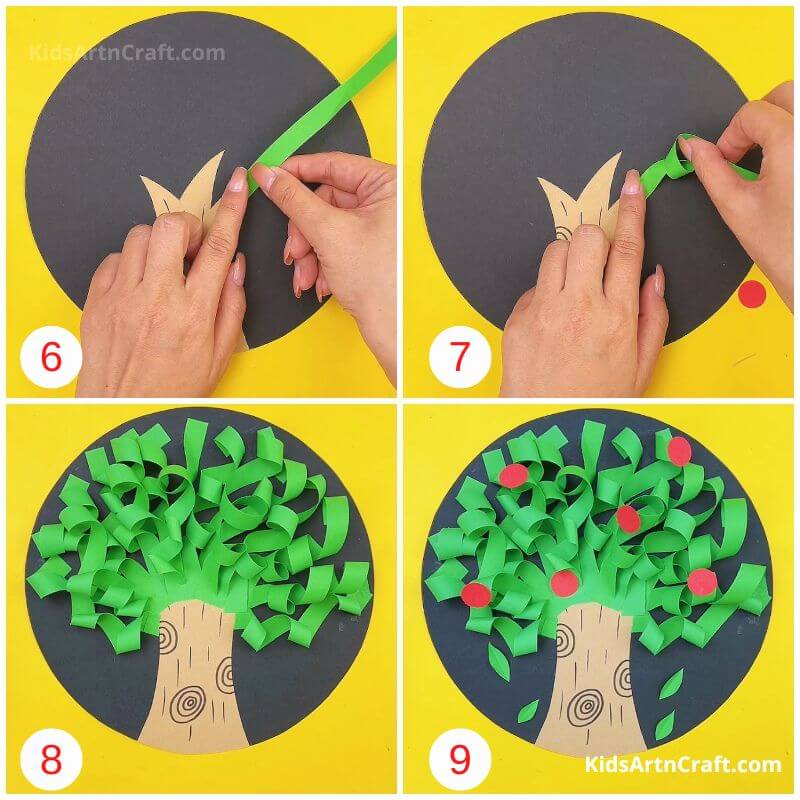 DIY How to Make Paper Trees for Kids