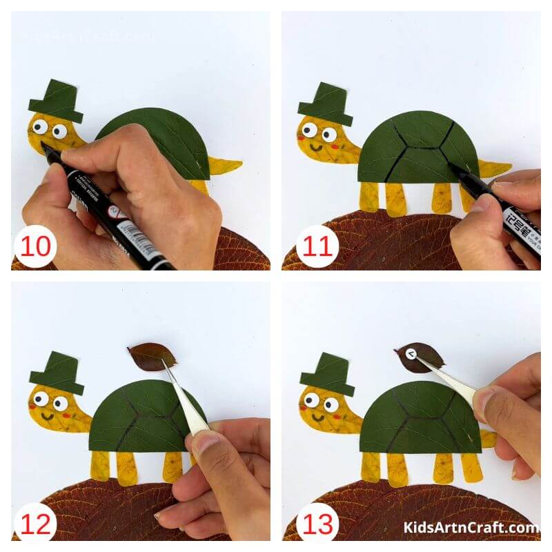 DIY Make A Creative Art and Craft of Little Turtle for Kids