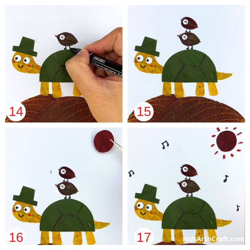 DIY Make A Creative Art and Craft of Little Turtle for Kids