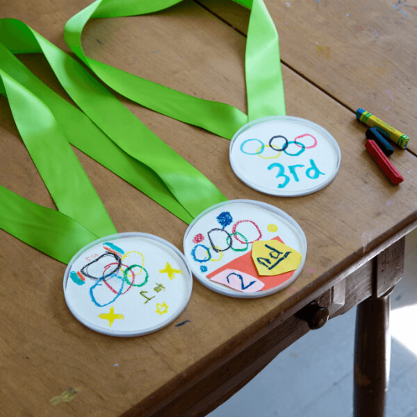 DIY Olympic Medals For Kindergarten