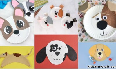 Dog Paper Plate Crafts for Kids