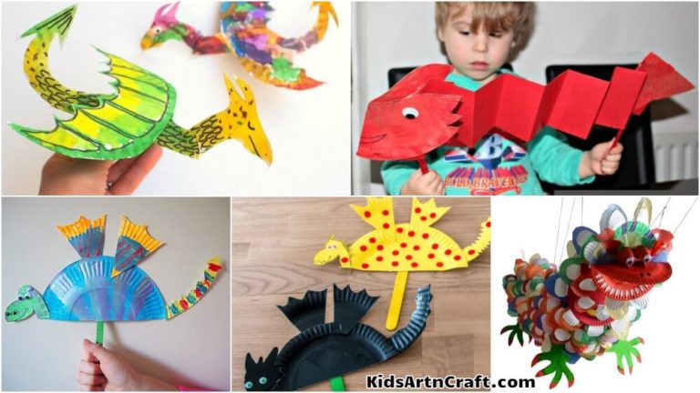 Dragon Paper Plate Crafts for Kids - Kids Art & Craft