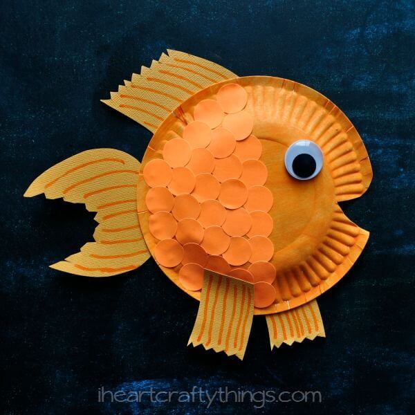 Easy Fish Paper Plate Craft