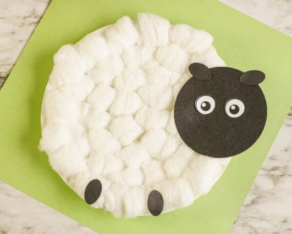 Easy Lamb Paper Plate Craft For Preschoolers