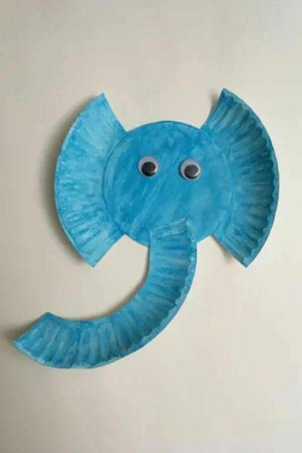 Easy Paper Plate Elephant Craft For Kids