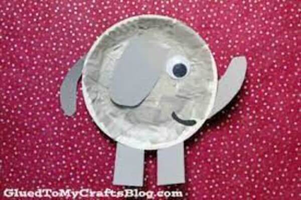 Easy Paper Plate Elephant Craft For Preschoolers