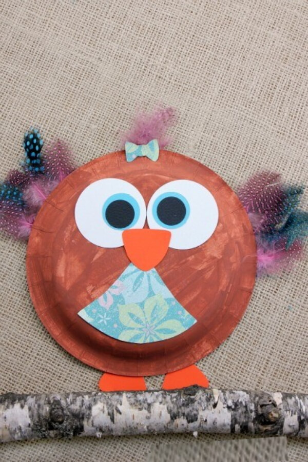 Easy Paper Plate Owl Craft Tutorial For Kids