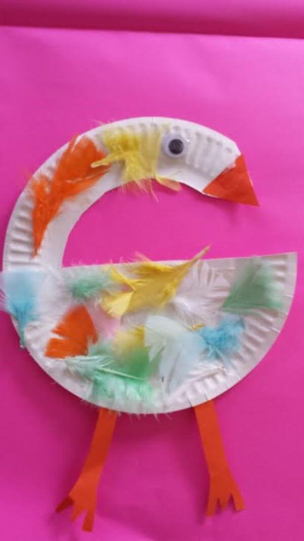 Easy Paper Plate Swan Art & Craft Ideas For Kids