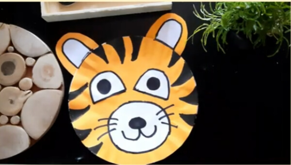 Easy Paper Plate Tiger Craft For Kids