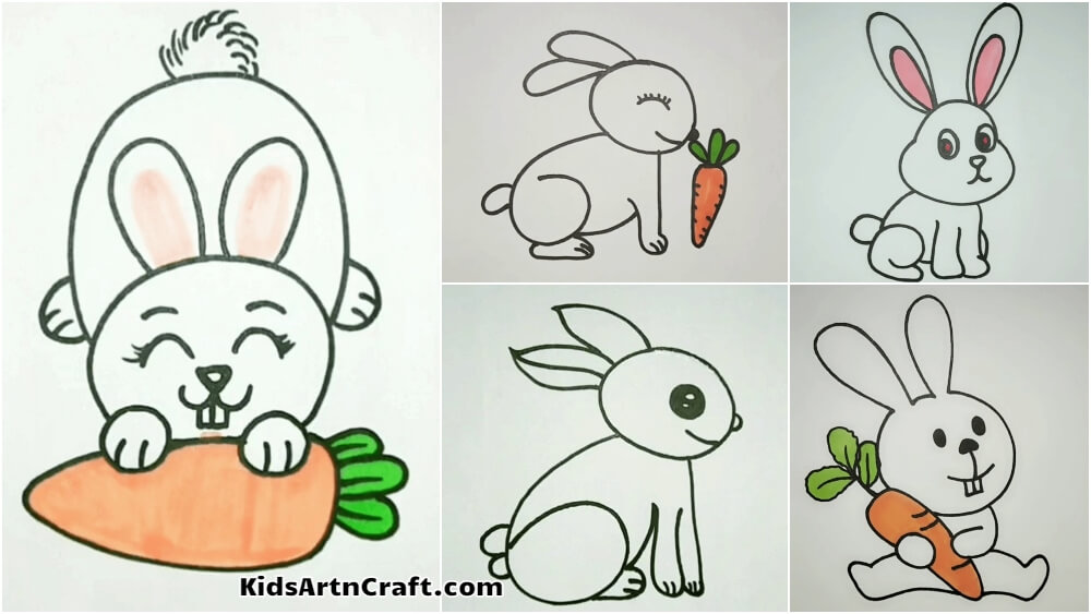 How to Draw a Rabbit - Step by Step Easy Drawing Guides - Drawing Howtos-saigonsouth.com.vn