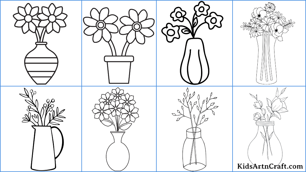The flower vase  Art Starts