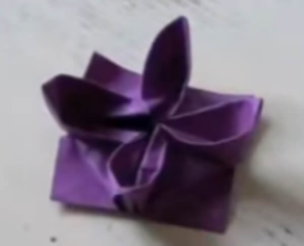 Water Lily Flower Origami Tutorial For Kids