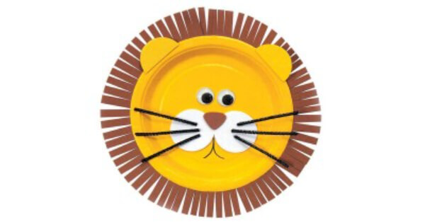How To Make Paper Plate Lion Crafts For Kids