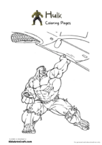 Hulk Coloring Pages For Kids – Free Printables - Kids Art &amp; Craft